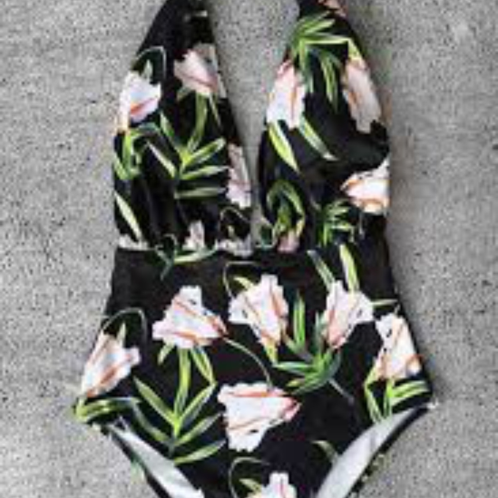 Cupshe Years Of Flowers One-piece Swimsui